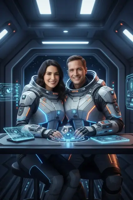 Space Hero AI style