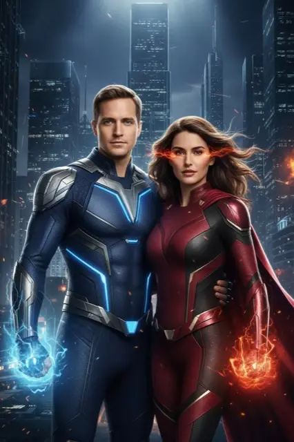 Superhero AI style